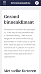 Mobile Screenshot of binnenklimaat.be